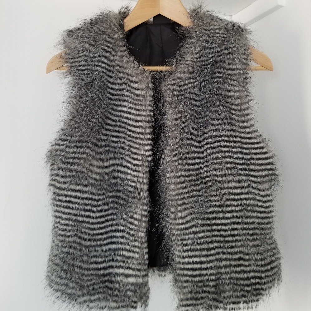 Kate Moss for Topshop Faux Fur Vest